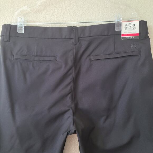 NWT‎ ENGLISH LAUNDRY Men's Pants Black 34 W x 29 Straight Leg Casual Work Career - Picture 8 of 12
